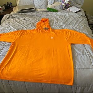 Vibrant Orange Hooded Sweatshirt Tennessee Volunteer Tradions